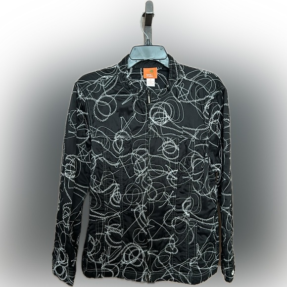 Beautiful Hearts of Palm zip of jacket Size 10 - Picture 1 of 4